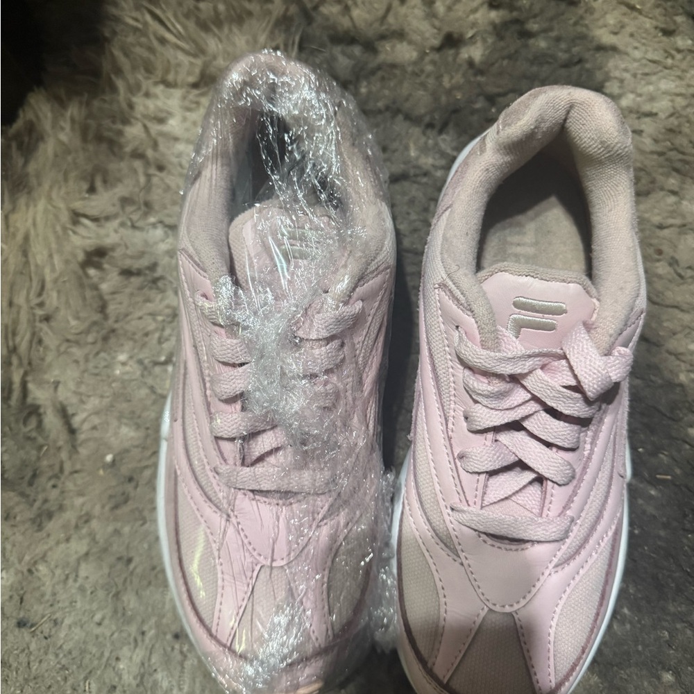 Fila Pink Chunky Sneakers with Cushioned Sole